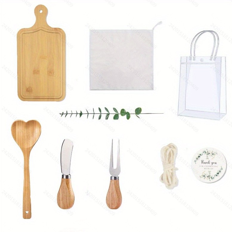 1 juego de cuchara de amor de tablero cuadrado