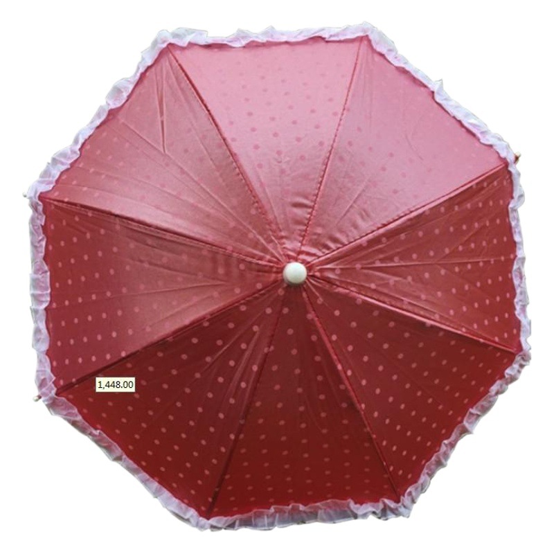 Children's Craft Sunshade Sun Umbrella Dance Umbrella 30cm Dot White Edge Umbrella Crafts Stall Wholesale