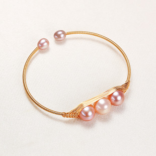 Pea Bracelet Freshwater Pearl Bracelet Jewelry Girl's All-match Fresh Pearl Jewelry