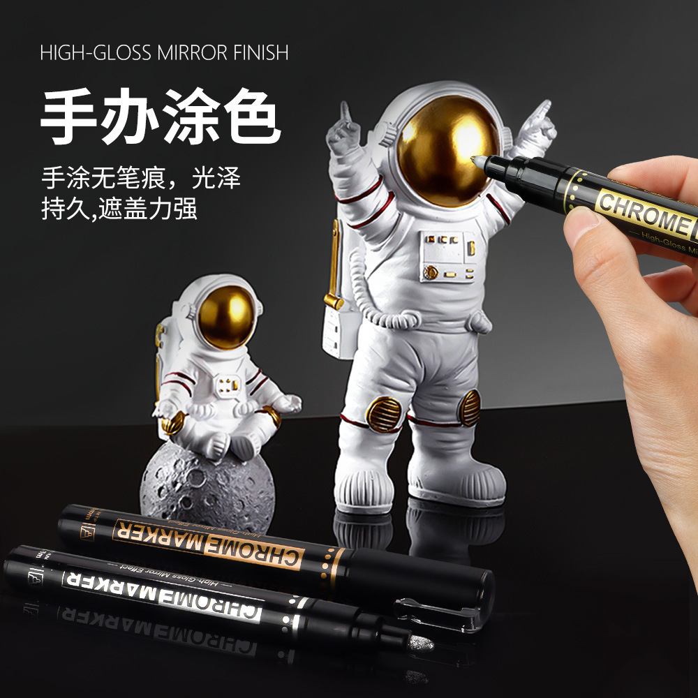 Marcador de cromado de metal, modelo de cromado de metal, cromado de metal, pintura de automóviles, tira de cromado, pintura de pintura