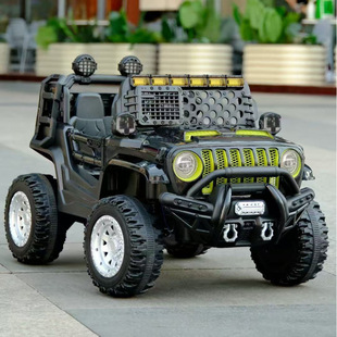 Children's Electric Car Can Sit on Male and Female Babies Four-Wheel Remote Control Car Music Charging Self-Driving Four-Wheel Drive Kidsren's Toy Car