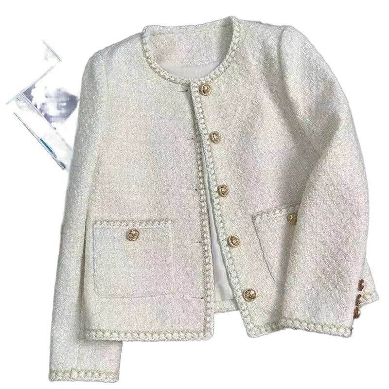 Короткая весенняя осенняя куртка, французский стиль, стиль Chanel, 2025 год, городской стиль
