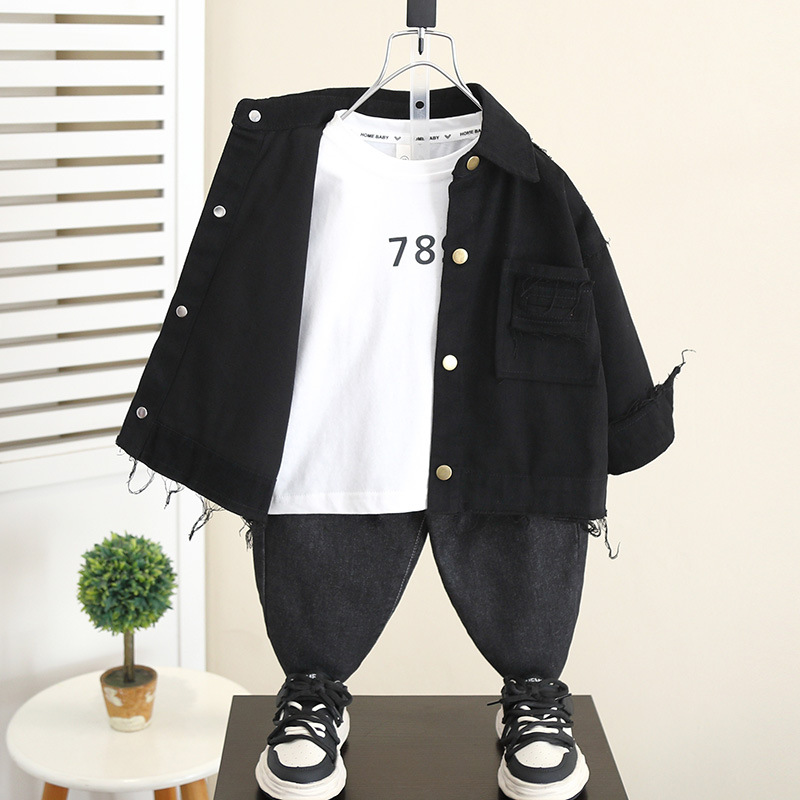 5990 Chaqueta de otoño para niños 2024 Nuevo estilo de primavera y otoño para niños y bebés Hermoso top Ropa para niños Otoño