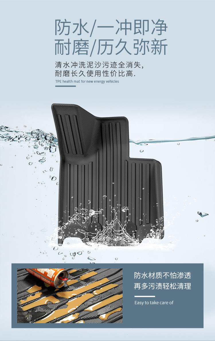 Suitable for 23-26 Nio Es8 Car Special Floor Mats Tpe Floor Mats Trunk Mats Seat Back Cushions