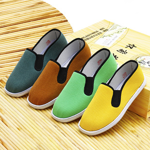 24 New Style Thousand-Layer Elastic Cloth Shoes, Korean Style Slip-On Slip-Ons, Pure Cloth Soles, Cotton Shoes, Flats Soles