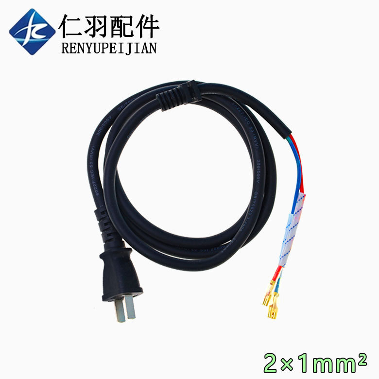 General induction cooker power cord accessories 2.1 square pure copper wire core two-core power cord induction cooker special line