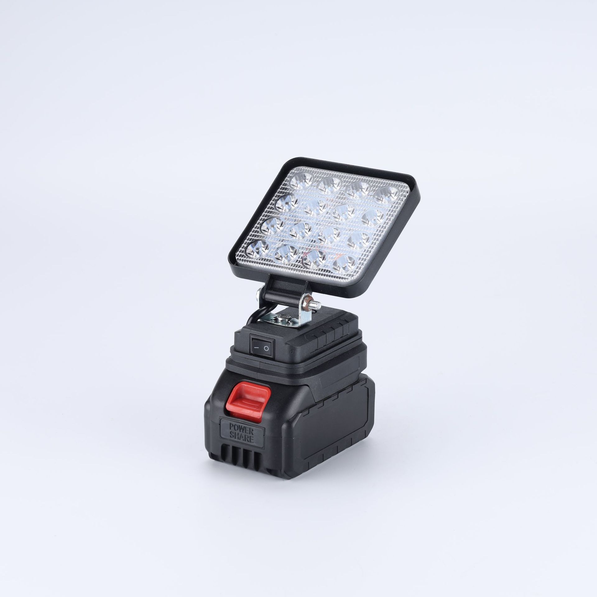 Iluminación de batería de litio de 4 pulgadas luz de emergencia inalámbrica al aire libre iluminación LED de noche con luz de trabajo de carga USB al por mayor