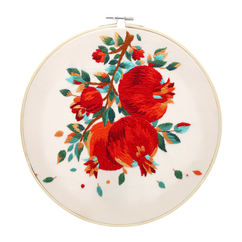 Bordado DIY colgando pintura punto de cruz paquete de material de tela Europea Inglés transfronteriza colgando pintura Lu Bordado DIY adornos hechos a mano