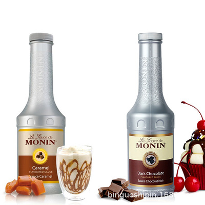 MONIN莫林焦糖風味糖醬淋醬 巧克力風味糖醬淋醬 酒奶茶咖啡原料
