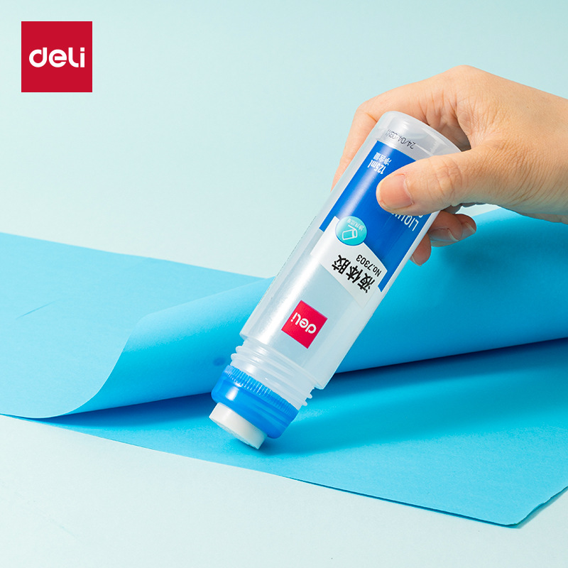 DeLi7303 pegamento líquido 125ml papelería pegamento de mano pegamento líquido sellado al por mayor