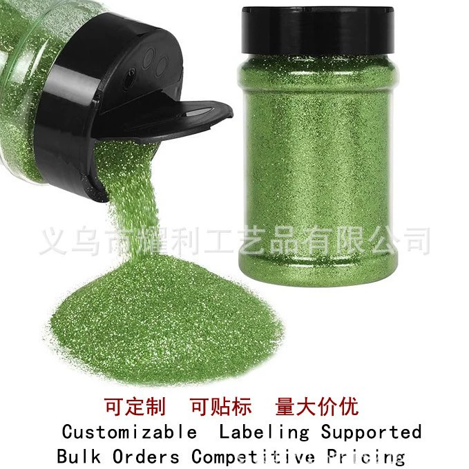 Высоглянцевый светоотражающий блестящий порошок, 100 мл, герметичный блестящий порошок в бутылке, сильная вспышка, 0,2 мм, фэнтезийный дизайн ногтей, праздничное украшение, трансграничное украшение