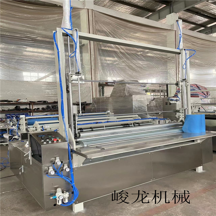 新型高速无纺布分切复卷机设备 一次性卷筒式美发巾懒人抹布机器