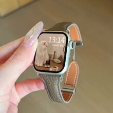 适用苹果手表iwatch11女款applewatch10手表带磁吸s987夏天真皮se