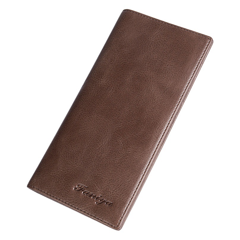 Fani Ya Men's Wallet Long 2021 New Leather Driver's License Card Holder One-piece Bag Men's Wallet Wallet