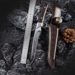 外贸热销户外刀具切牛排吃肉手把刀野营便捷防身多功能小刀剔骨刀