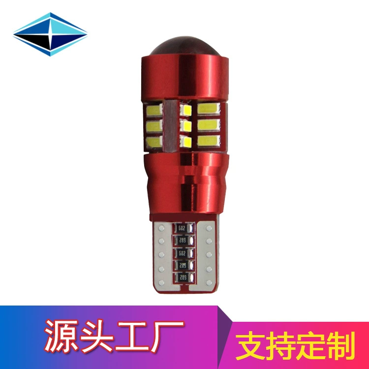 Трансграничные взрывы автомобиль T10 индикатор широкий свет 3014 27SMD свет крыши декодирование постоянный ток анти-Стробоскоп светодиодный свет номерного знака