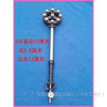 商用猛火灶铸铁炉头炉心中压猛火灶单灶头多眼液化气猛火炉