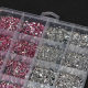 Internet Celebrant Nail Art Accessories Mini small size White Flat-bottomed Special-shaped Diamond Mix Little Red Book Wear Armor Accessories Nail Drill
