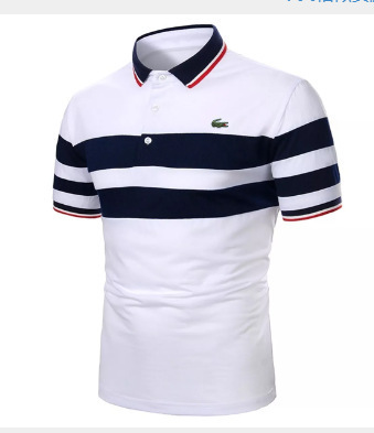 2024 nuevo Aliexpress transfronterizo verano delgado casual de manga corta cremallera estriada solapa camiseta camiseta polo