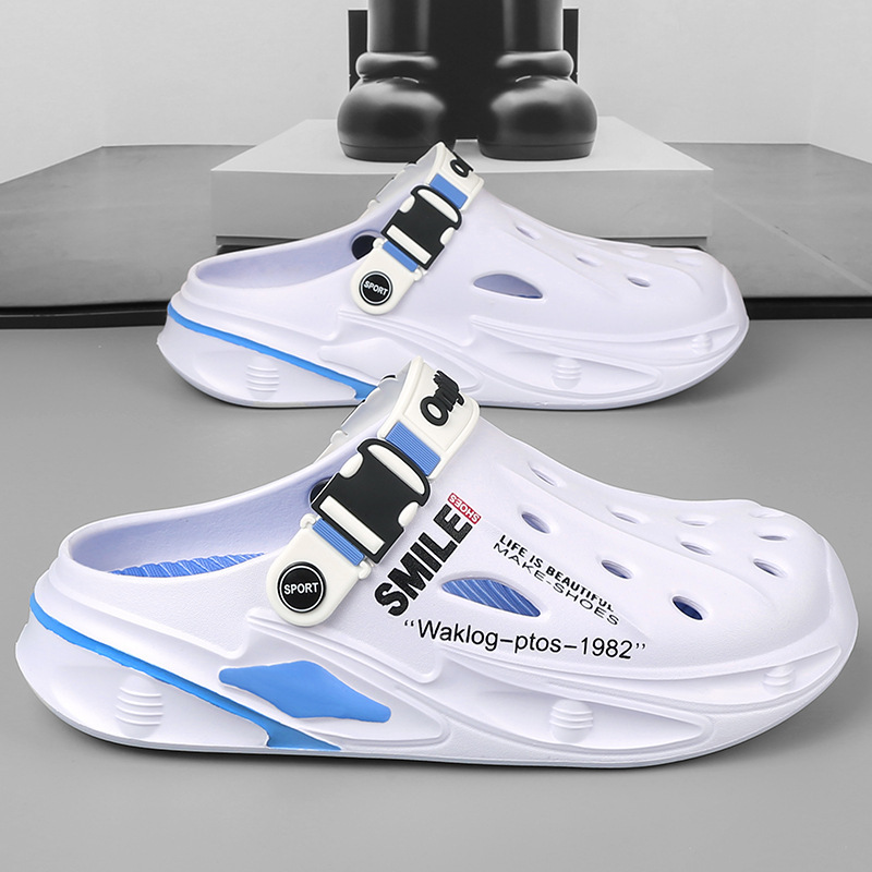 Zapatos para hombres y mujeres nuevos de verano conducir al aire libre usar sandalias antideslizantes suaves EVA zapatillas