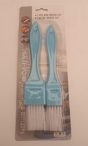 Fried skewers, fried dough sticks, oil brush, baking brush, sauce brush, commercial high-temperature resistant kitchen tool, plastic handle, barbecue special bristle brush 