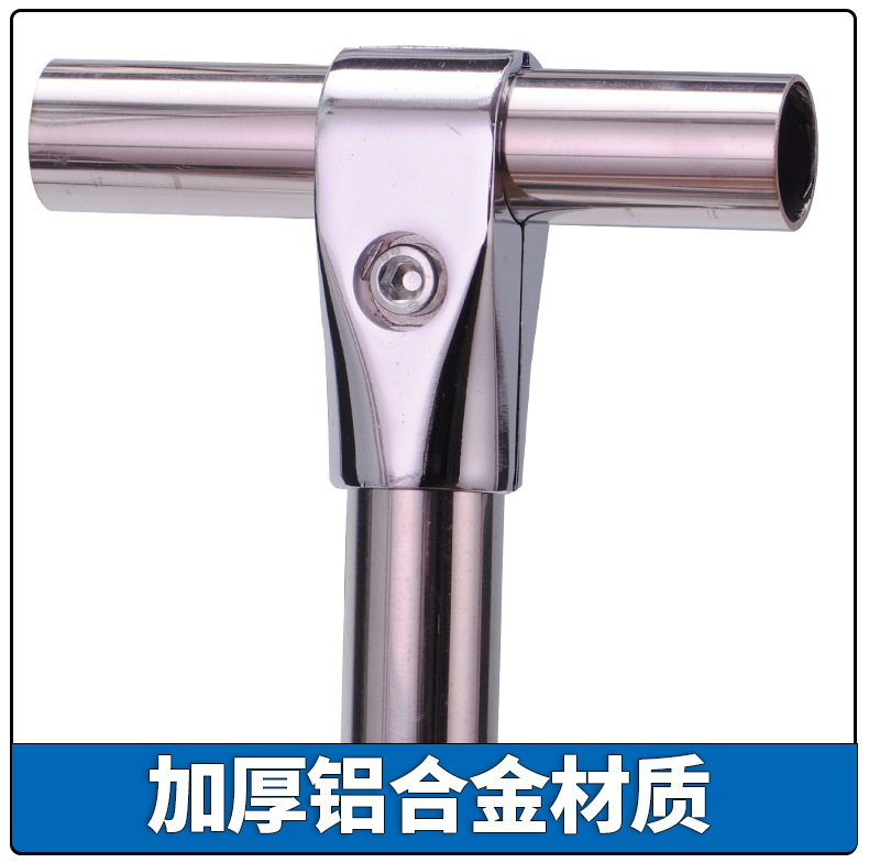 32mm 원형 튜브 연결부, 알루미늄 합금 2방향, 3방향, 4방향 연결부, 전시대, 옷걸이 액세서리, 고정 조인트, 엘보