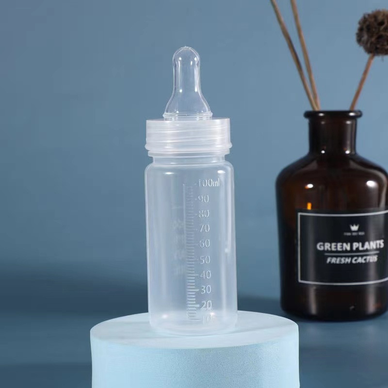 Disposable Bottle Newborn Premature Infant Pp Bottle Wide Mouth Bottle Nipple 100ml