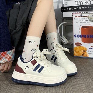 2025 Spring and Summer New Leisure Campus All-match Thick-soled Student Sports Cute Wear-resistant Fashion All-match Women's Shoes