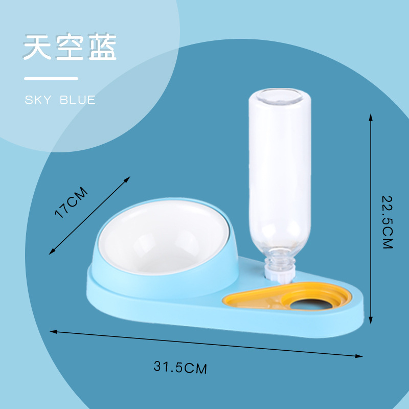 ☆ 하늘색 [다용도 그릇, 몸 전체 분리 및 세탁 가능]