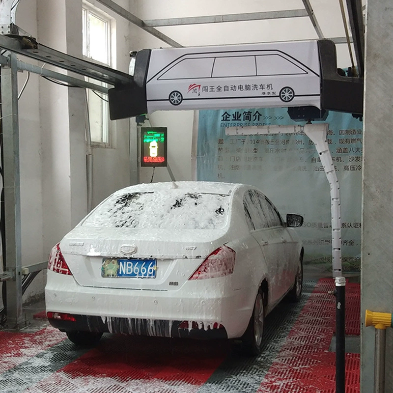 Коммерческая полностью автоматическая бесконтактная мойка для автомобилей, многофункциональное автоматическое оборудование для мойки автомобилей на автозаправочных станциях и автомойках.