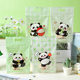 New Cartoon Biscuit Self-standing Bag Snowflake Crispy Zipper Self-sealing Bag Nougat Snack Baking Snack Bag Sealed Bag