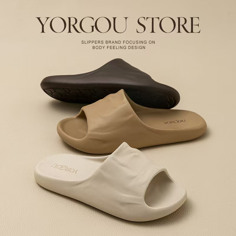 Yuangang 2025 New Sandals and Slippers Women's Summer Home Indoor Soft Bottom Bathroom Bath Non-slip Non-smelly Feet eva Men