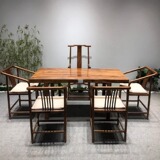 巴花大板茶桌南美胡桃木大板桌红木餐桌整板桌面奥坎大板茶台直销