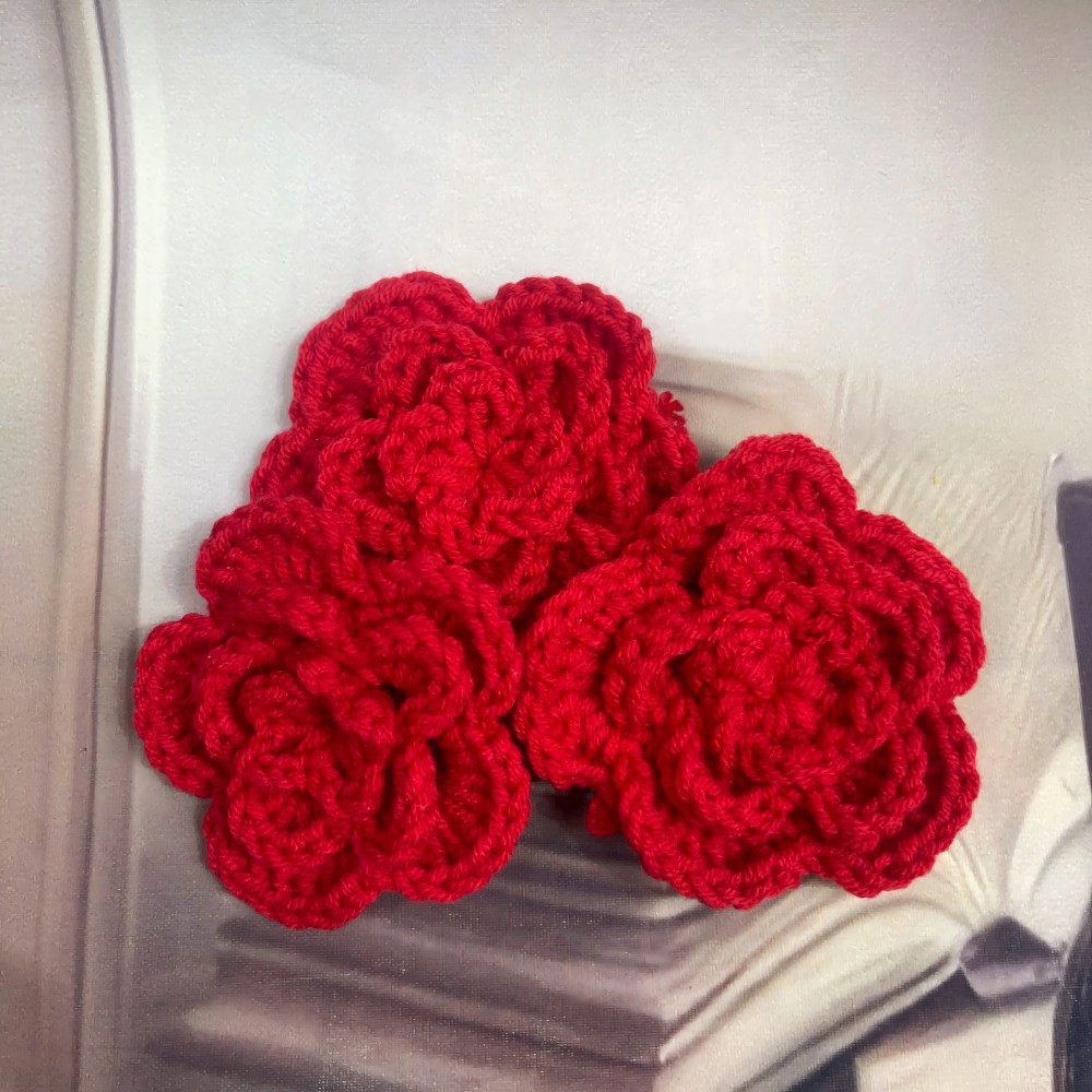 Acrylic Material 1 Piece 7cm Acrylic Flower Clothing Accessories Jewelry Accessories
