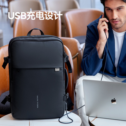 Mark Ryden cross-border new backpack large capacity expansion backpack men's business travel backpack Guangzhou luggage