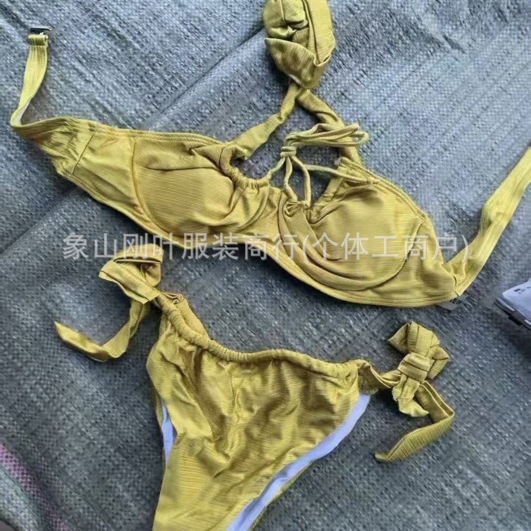 外贸SHEIN女装分体泳衣夏欧美比基尼性感泳衣套装亚马逊泳装批发