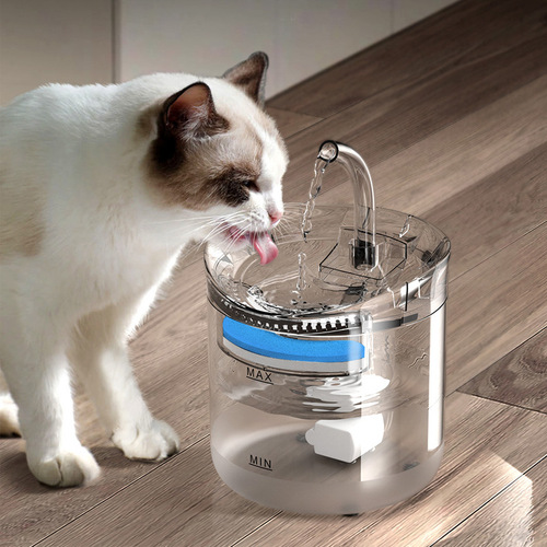 Cross-border cat drinking fountain automatic circulation intelligent constant temperature living water drinking fountain kitten drinking fountain pet supplies factory