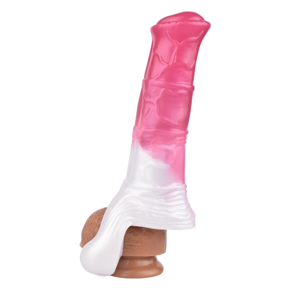 Imitación animal caballo Polla hueco pene conjunto de desgaste de los hombres pene alargado piel-balanceo pene conjunto adulto sexo Juguetes