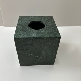 Tissue Box Nordic Napkin Desktop Paper Holder Hotel Marble Simple Decoration Ink Jade Creative Home Decor Piece