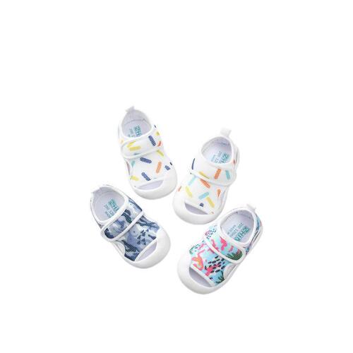 New summer children's shoes 0--3 years old male and female baby shoes children's shoes baby shoes children's sandals anti-kick and anti-collision wear-resistant cloth