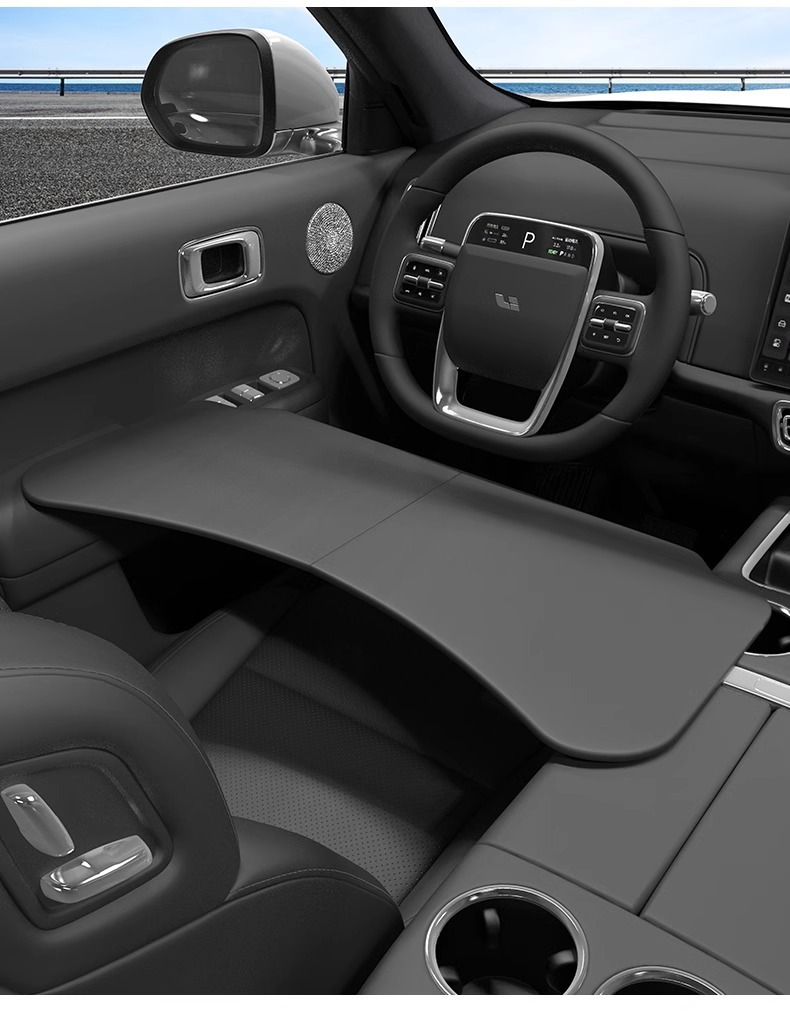 Car-Mounted Small Table Suitable for Li Auto L6, L7, L8, Dedicated Front-Row Folding Dining Table, Computer Desk, In-Car Desk