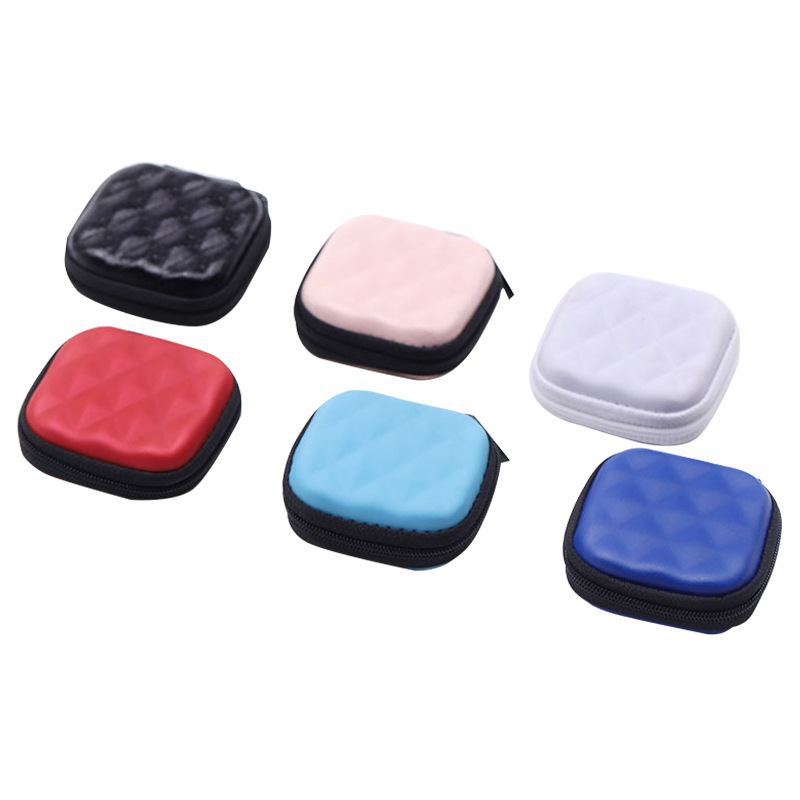 Headphone EVA Bluetooth Data Cable Storage Earbud Case 3C Digital Packaging Gift Box Zipper Bag_voghion.com