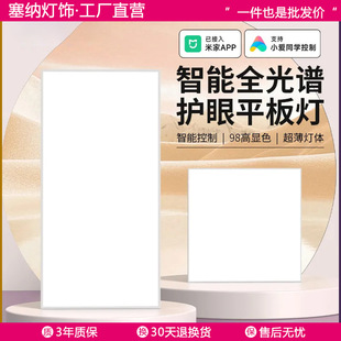 It has been connected to Mijia APP intelligent panel lamp, kitchen, toilet, integrated ceiling, bathroom 30x 60 narrow panel lamp