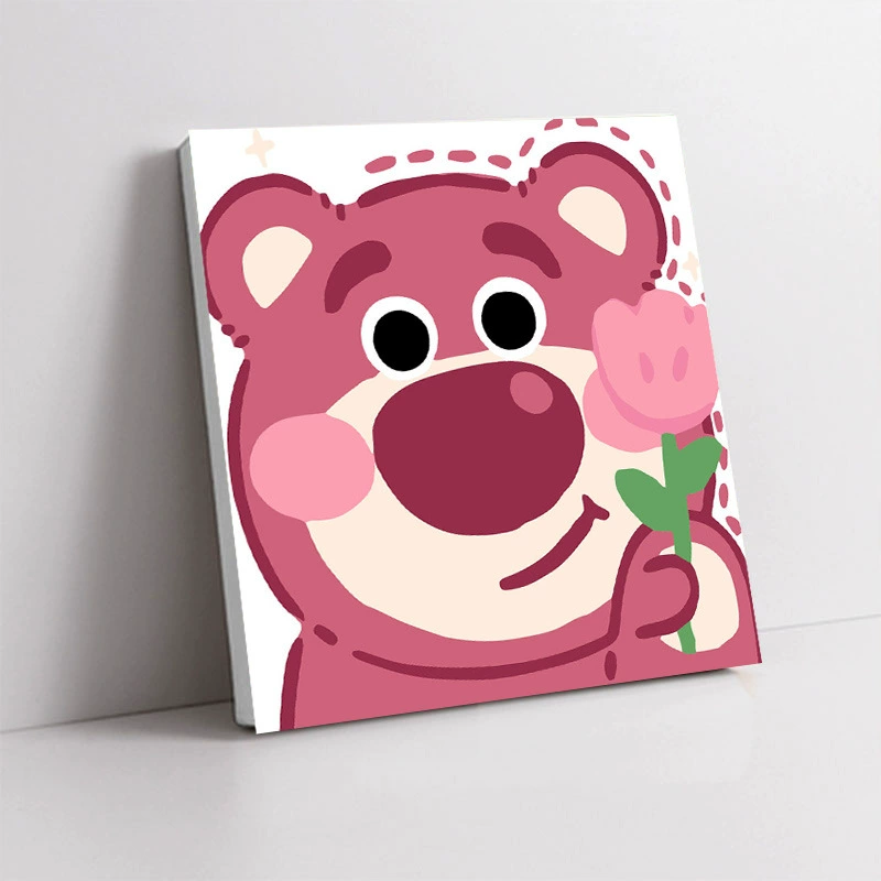Handmade Acrylic Canvas Art Print, Square 20×20 / 30×30 cm, Sealed Backing, Giftable Designs