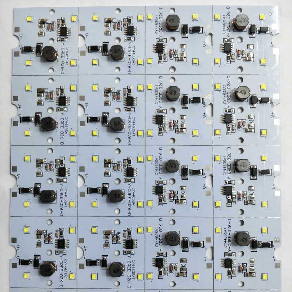 LED4D透镜款12W小方灯工作灯pcb电路板检修灯线路板