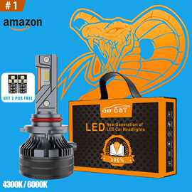 大功率T80车灯汽车大灯高亮聚光前照灯T80全系列H7 H4 9012 H1LED
