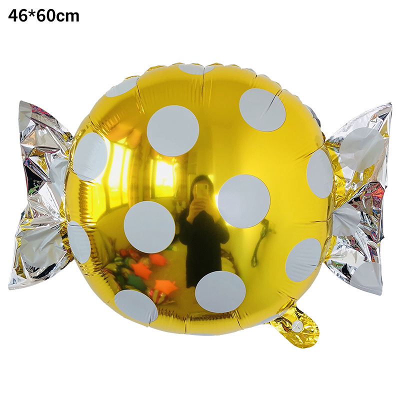 18 pulgadas dulces molino de viento globo de película de aluminio fiestas de cumpleaños de niños molino de viento diseño de globo al por mayor