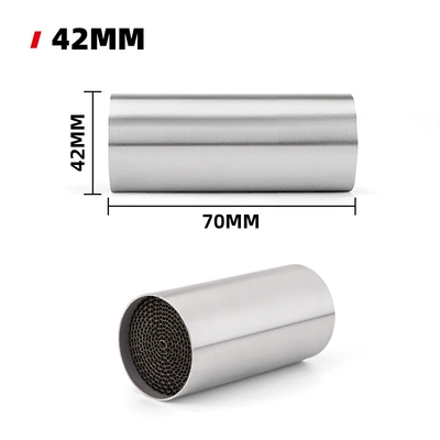 Exhaust pipe: catalyst honeycomb inner tank - 42mm70mm