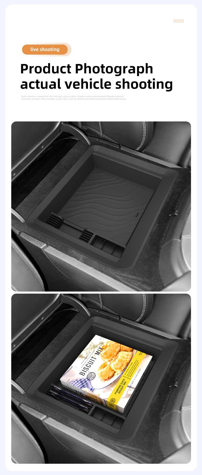 Suitable for 26 models of Patrol Y63 armrest box storage box Armade central console storage accessories