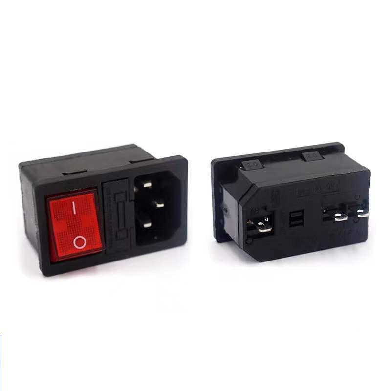 供应销售工业插座AC304 开关 插座 保险丝三合一体DB-14器具插座